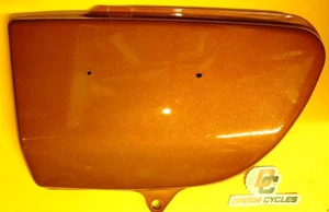 NOS GENUINE SUZUKI GT750 Left Side Cover GT 750 LEMANS FIREMIST ORANGE OEM NEW - Picture 1 of 1