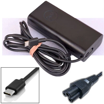 Dell 65 W Usb-C Power Supply XPS 12 9260 9250 9Q23 9Q33 L221X Storage 11 13 N137 - Image 1 of 4