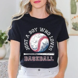 American Sport Fan Baseball Lover Boys Batter Baseball Unisex T-Shirt - Picture 1 of 23