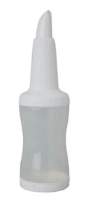 Freepour Bottle White Plastic 1.08Ltr Store and Pour Juice Server Pourer Bottle - Picture 1 of 2