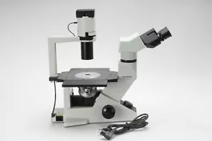 Olympus CKX41SF Inverted Phase Contrast Microscope With Objectives and Eyepieces - Picture 1 of 6