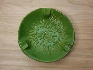 VTG 60's Brutalist Italian Pottery Starburst Ashtray 7-3/4", Handcrafted, Italy - Picture 1 of 7