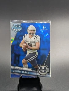2023 Bowman University Football Sapphire Copper Legas 1st Utah State - Picture 1 of 2