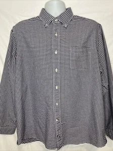 Cremieux Classics camicia con bottoni uomo XL blu a quadri manica lunga - Foto 1 di 9
