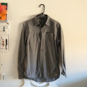 Zoo York Long Sleeve Button Up Shirt Gray Medium - Picture 1 of 6