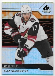 18/19 SP GAME USED ORANGE RAINBOW PARALLEL #74 Alex Galchenyuk #103/156 - Picture 1 of 1