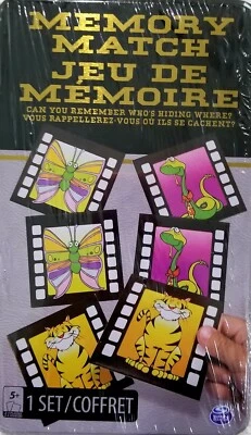 Spin Master Memory Match Game With Metal Tin Childrens Game - Image 1 of 3