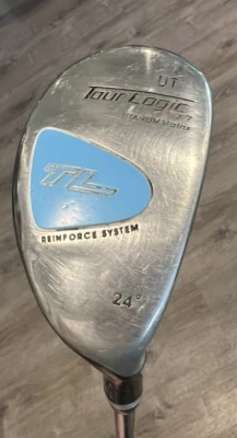 Tour Edge Bazooka Iron-Wood Hybrid Golf Club 24 Degree Steel Stiff Flex Shaft - Image 1 of 4