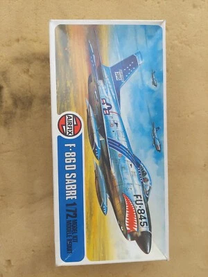 Modellino aereo da guerra f-86d sabre scala 1/72 marca Airfix - Immagine 1 di 2