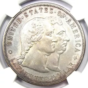 1900 Lafayette Silver Dollar $1 Coin - Certified NGC Uncirculated Detail UNC MS - Picture 1 of 5