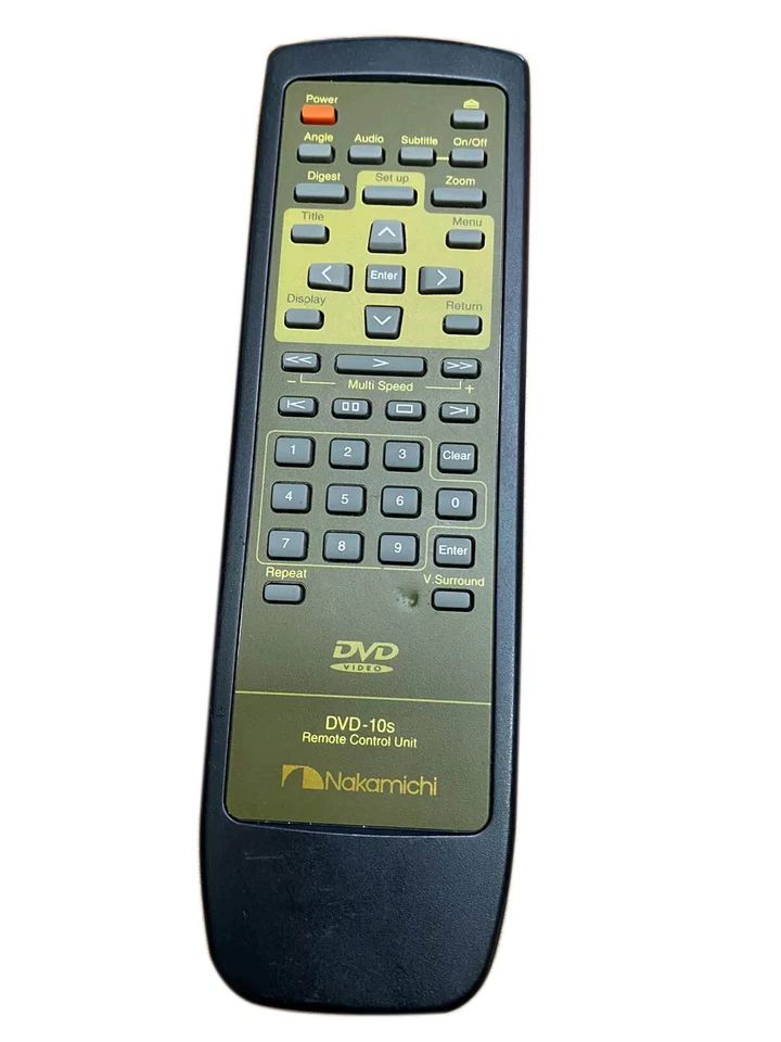 Original Nakamichi DVD Player Remote Control DVD-10s - Image 1 of 1