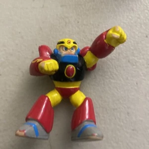 Mega Man Guts Man 1995 Bandai Capcom Mini Miniature Toy 2” Vintage PVC Figure - Picture 1 of 5
