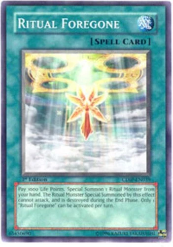 Ritual Foregone - CDIP-EN039 - Common - 1st Edition Near Mint Cyberdark Impact - Image 1 of 1