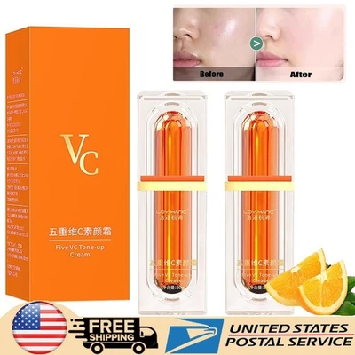 1/2/3PCS Five Vitamin C VC Tone-Up Cream Brightening Moisturizing 30g - Image 1 of 4