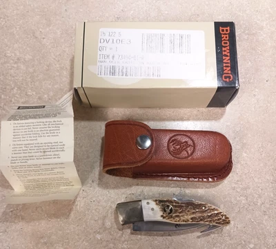 Browning Deer Creek Model 178 Lock Back Folding Knife 1 of 1000 Rare Limited - Image 1 of 4