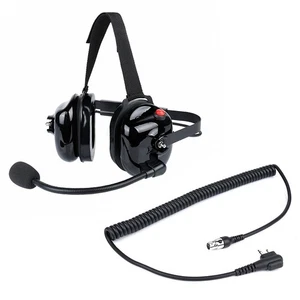 Auriculares con aislamiento de ruido Bommeow con micrófono Boom para Motorola CP200 RMU2080 - Imagen 1 de 6