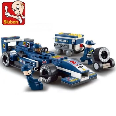 MOC Building Blocks F1 Racing Combination Model Assembly Blocks Plastic DIY Toys - Image 1 of 4