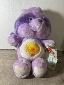 Care Bears Cousins 13’’ Stuffed Plush Bright Heart Raccoon W/ Tag 1984 Kenner - Picture 1 of 5