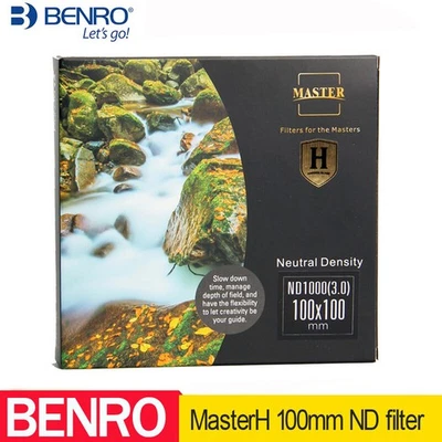 Benro MasterH 100mmx100mm ND16 ND64  ND1000 3.0 Neutral Density Square Filter - Image 1 of 4