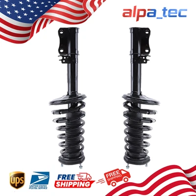 Rear Complete Struts Coil Springs Pair 2 for Toyota Camry Avalon Lexus ES300 V6 - Image 1 of 4