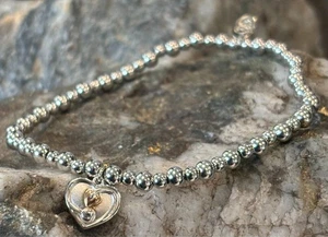 Clogau Silber & Roségold Lebensbaum Herz Affinität Armband 18 cm selten - Bild 1 von 12