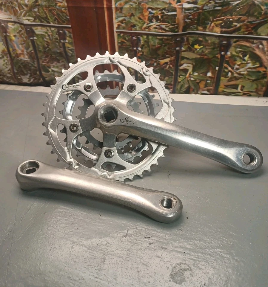 SUGINO IMPEL BICYCLE 175 MM 42/32/20 TOOTH SQUARE TAPER CRANKSET 94 MM-58 MM BCD - Image 1 of 4