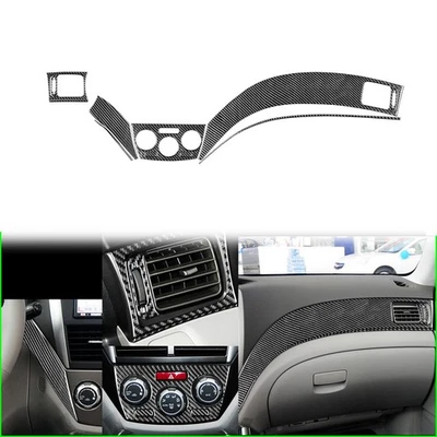 Kit de moldura de panel de fibra de carbono real para Subaru Impreza WRX STI 2008-14 Foto 1 de 4