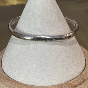 Vintage Indianer Sterlingsilber 6,5" offenes Armband Bärenmotiv. - Bild 1 von 8