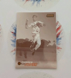2023 Stadium Club Sepia #144 Chipper Jones Atlanta Braves - Picture 1 of 2