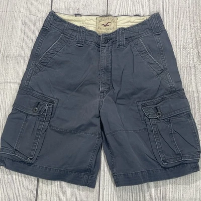 Hollister Classic Cargo Shorts Men's Size 32 Blue Gray 10” Inseam - Image 1 of 4