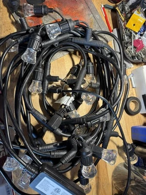 Atomi Smart WiFi Color String Lights 48ft 24 LED Bulbs (New) Great for Holidays! - Image 1 of 4