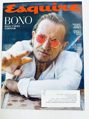 Esquire Magazine Summer 2025 BONO Cover U2 Issue Edition Rock 'n' Roll Survivor Foto 1 de 4