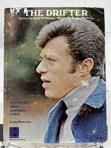 Roger Nichols Sheet Music The Drifter 1968 Pop Illustrated Cover - Picture 1 of 6