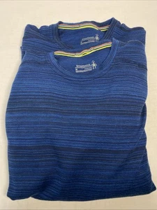 Smartwool 250 Peso 100% Lana Merino Crew Manga Larga Hombre’s Mediano - Imagen 1 de 5