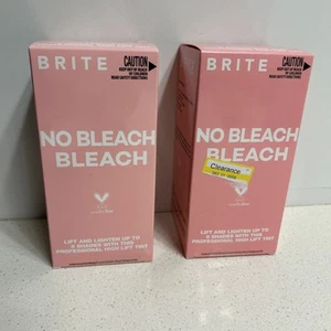 2 Brite No Bleach Bleach Kit High Lift Tint Lift & Lighten Hair Up To 8 Shades - Picture 1 of 5