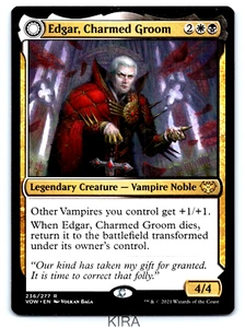 MTG - Edgar, Charmed Groom - Innistrad: Crimson Vow #236 - come nuovo - Foto 1 di 2