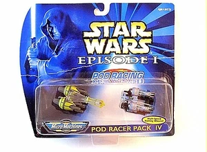 STAR WARS EPISODE 1 ,POD RACING PACK 4,POD RACER,MICRO MACHINES,COLLECTIBLE, NEW - Picture 1 of 12