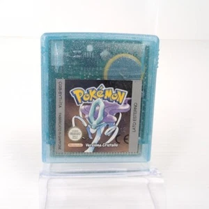 Pokemon Cristallo Game Boy Color Adesivo BELLISSIMO e Batteria Nuova Nintendo GB - Imagen 1 de 10