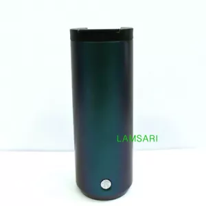 Starbucks 2019 Iridescent Blue Purple Flip-Top Stainless Steel Tumbler 16 oz - Bild 1 von 3