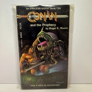 Conan und die Prophezeiung Taschenbuch Roger E Moore Endless Quest Bücher 20 TSR - Bild 1 von 6