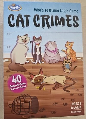Juego de lógica ThinkFun Cat Crimes COMPLETO Foto 1 de 4