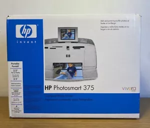 HP Photosmart 375 Compact Color Photo Printer-New Sealed - Picture 1 of 6