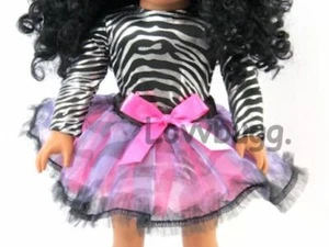 Zebra Dance Set for American Girl 18" Doll Clothes FREESHIP ADDS! LOVVBUGG! - Picture 1 of 12