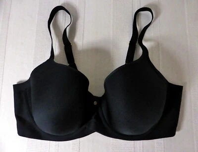 NANCY GANZ Size 16D BODY ID LUNA SPACER CONTOUR T-SHIRT BRA black - image 1 of 4