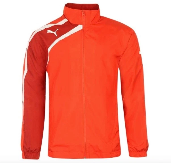 Puma Woven Sports Running Jacket Red all Sizes New with Label - Image 1 of 1