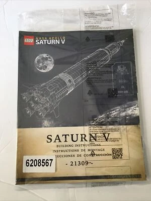 NEW LEGO 21309 Manual ONLY IDEAS NASA Apollo Saturn V  BOOK ONLY NO BRICKS - Image 1 of 2