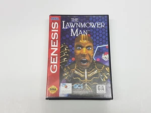 The Lawnmower Man Authentic Sega Genesis Box and Cover Insert Only * - Picture 1 of 21