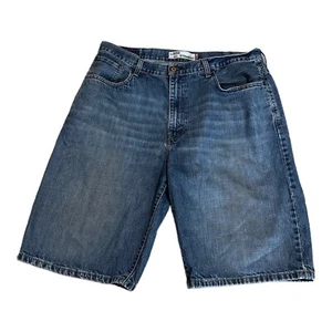 Vintage Levis 569 Jean Shorts Mens Size 38 (38x12) Blue Denim Loose Straight - Picture 1 of 6