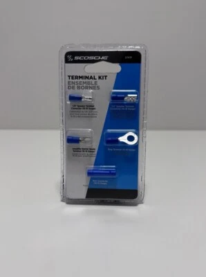 Scosche Speaker Terminal Kit 5 Assorted Connectors 16 to 18 Gauge Audio NEW - Image 1 of 2