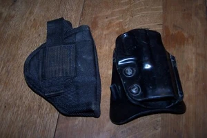 Leather Galco Bulldog #2 Revolver Pistol Holder Carrier Band Belt Holster - Picture 1 of 9